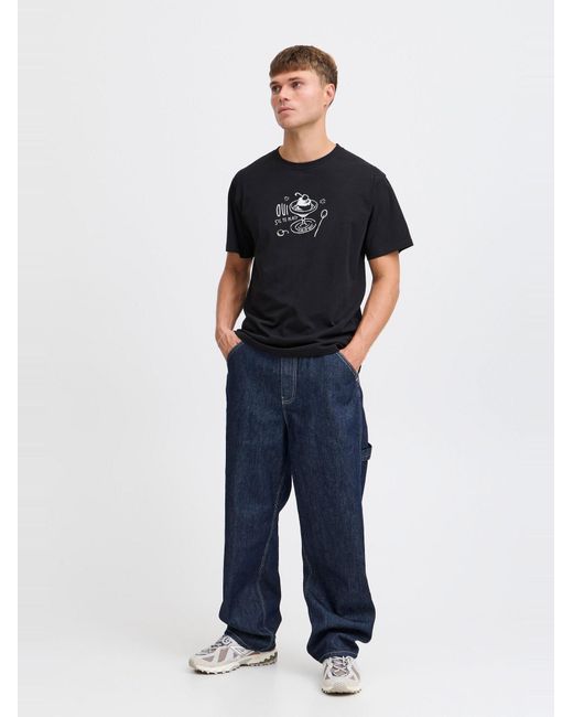 Solid T-Shirt Sdnolan in Black für Herren