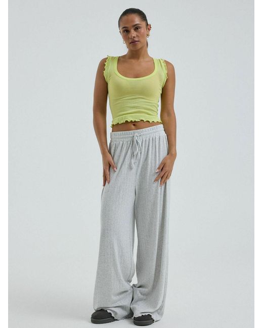Seamless Basic Green Top Cotton