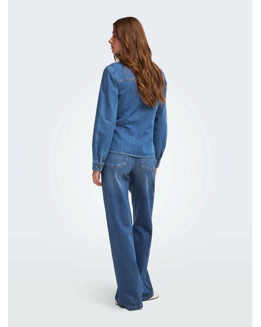 ONLY Blue Bluse Onluna