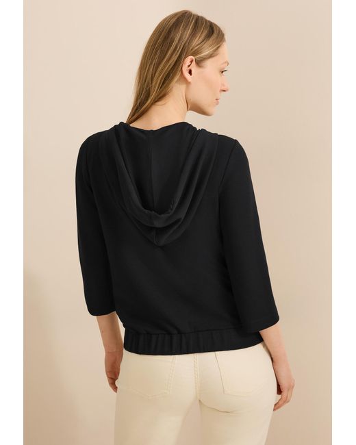 Cecil Black Sweatjacke