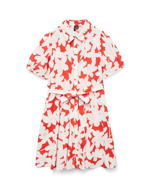 Vero Moda Red Kleid 'Vmdicthe'