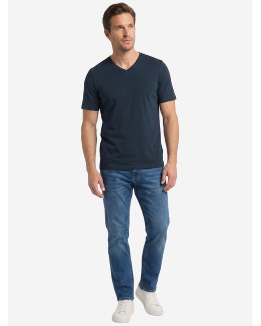 Redmond Shirt Basic in Blue für Herren