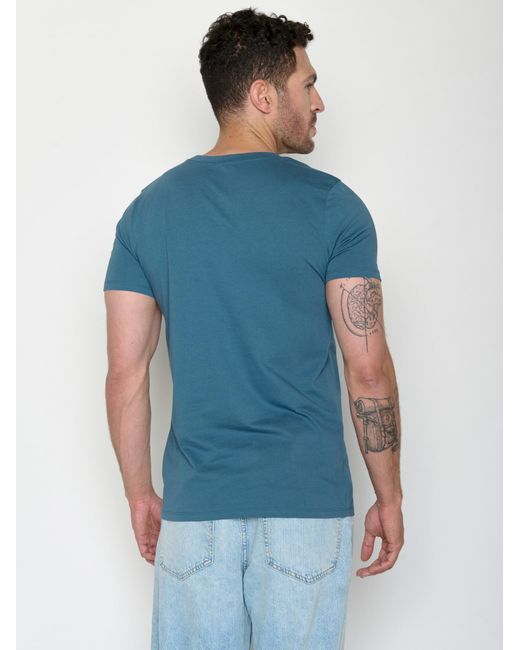 GreenBomb T-Shirt Guide Basic in Blue für Herren