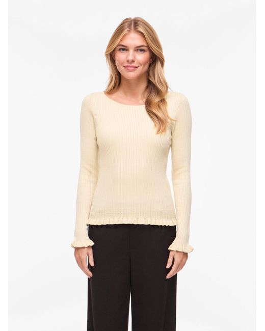 Vila White Pullover Vibelia