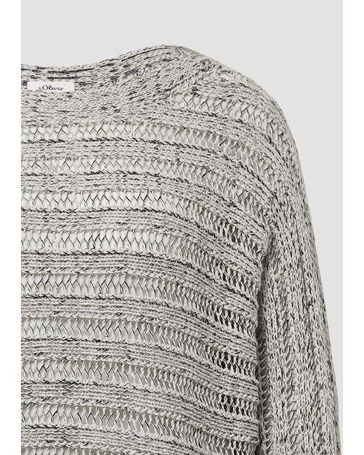 S.oliver Gray Oliver Pullover
