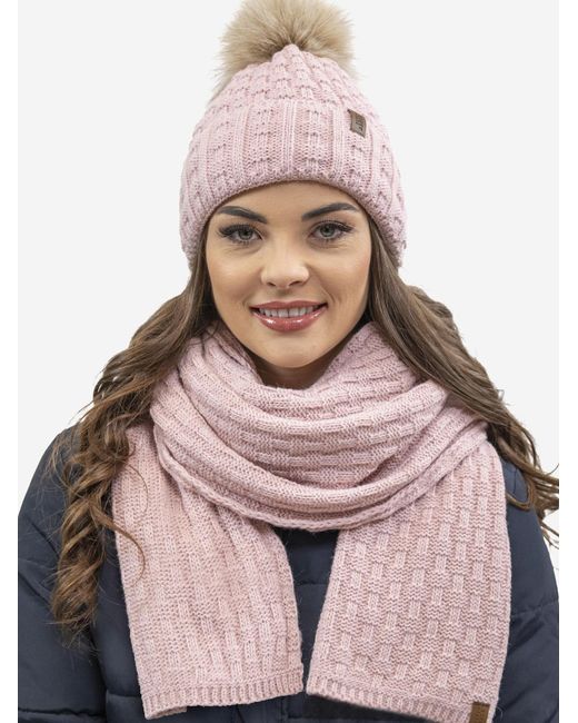 Vivience Pink Mütze 7015 Set