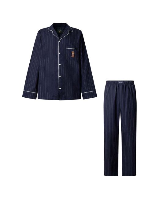 Hackett Pyjama Lang in Blue für Herren