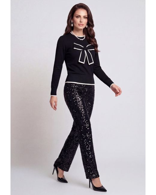 faina Black Pullover