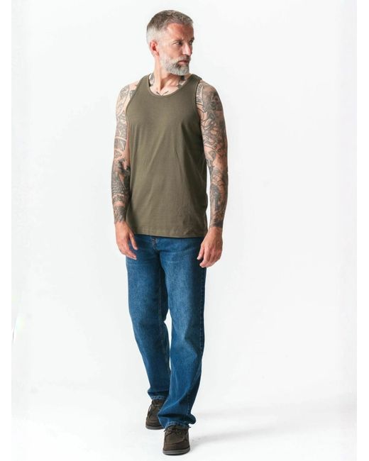 TeeShoppen Top Basic Tanktop in Green für Herren