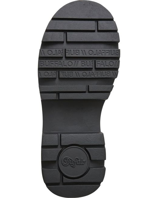Buffalo Black Schnürstiefel