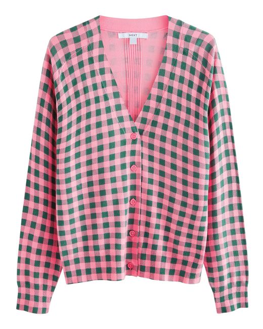 Next Pink Strickjacke