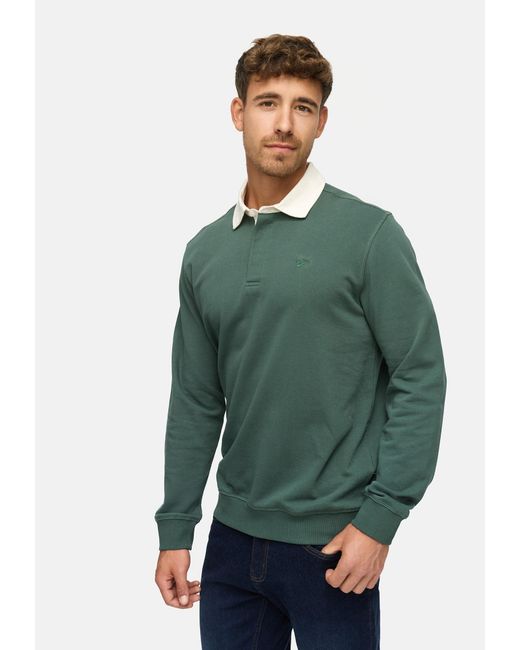 INDICODE Pullover Isnar in Green für Herren