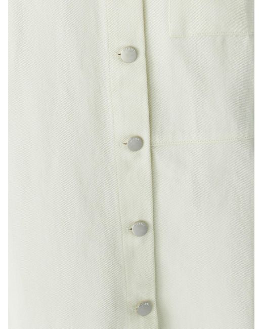 ST MRLO White Blusenkleid Lee Denim Shirt Dress