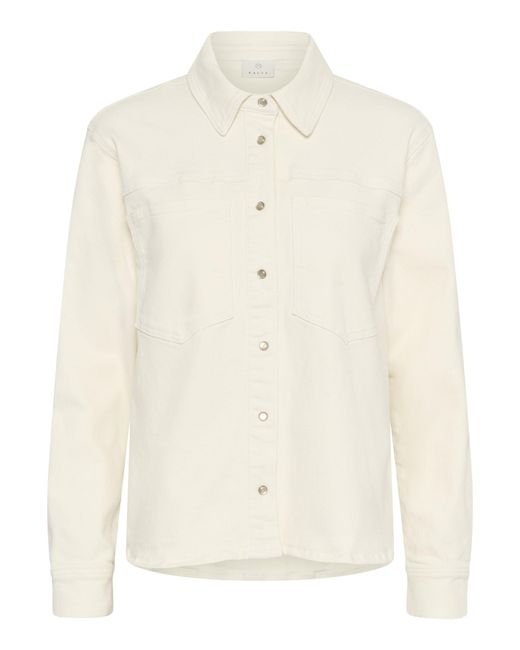 Kaffe White Bluse Whitney