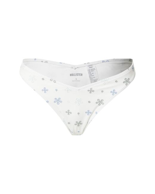 Hollister White Bikinihose