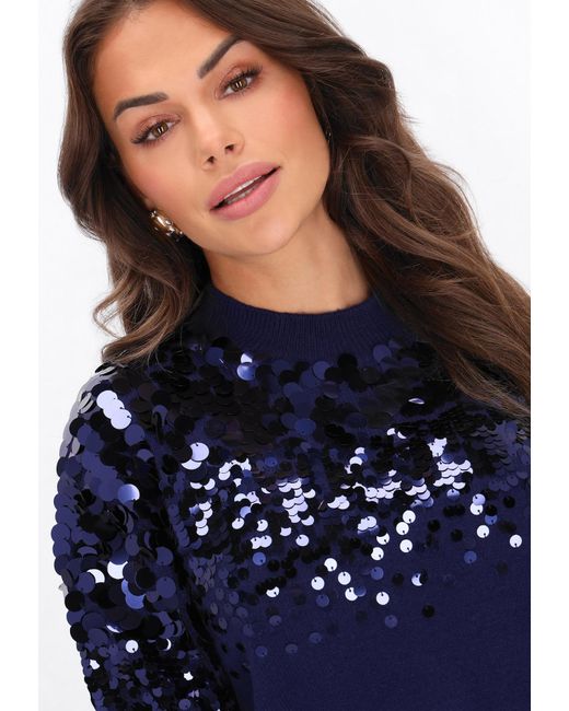 faina Blue Pullover