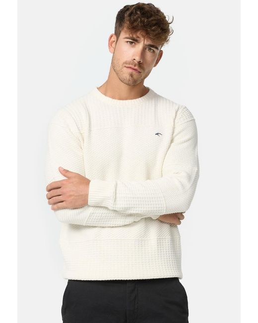 INDICODE Pullover Justice in White für Herren