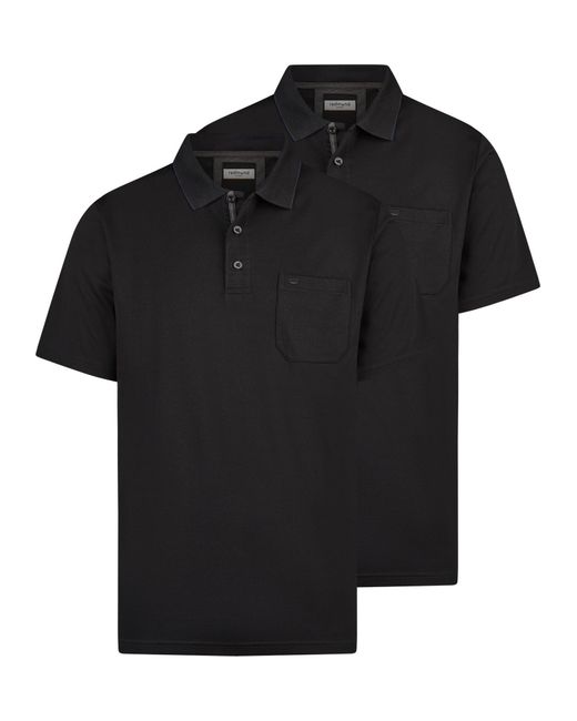 Redmond Shirt Basic in Black für Herren