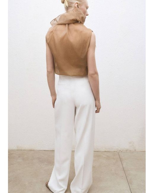 Mango Natural Bluse 'Bruixa'