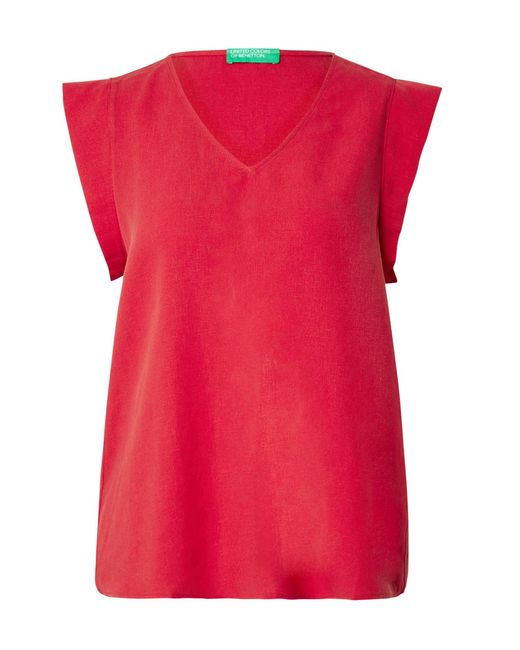 Benetton Red Bluse