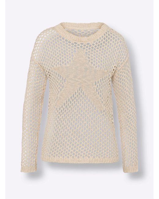 heine White Pullover