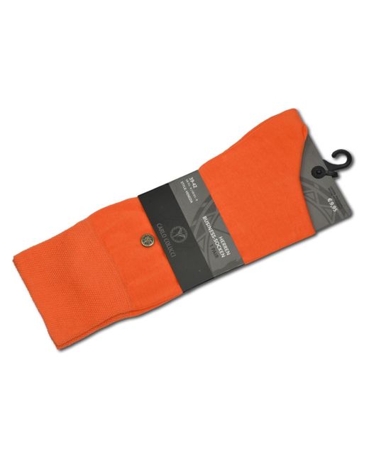 carlo colucci Socken Firenze in Orange für Herren
