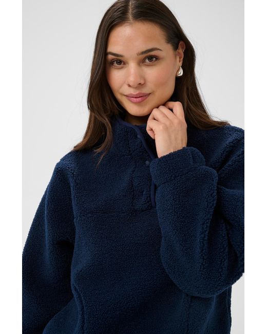 Kaffe Blue Pullover Kaally