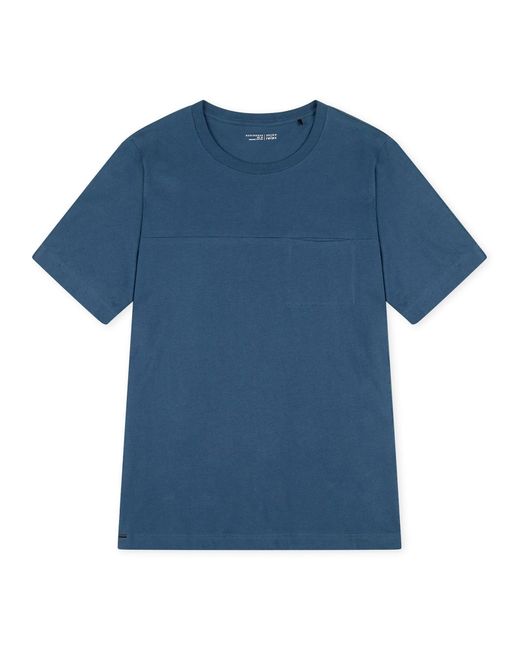 Schiesser Sleepshirt Mix Relax in Blue für Herren