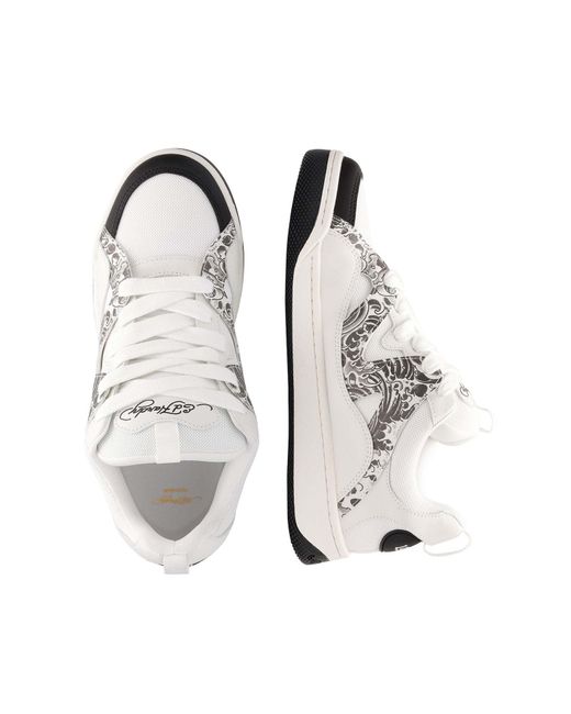 Ed Hardy Sneaker in White für Herren