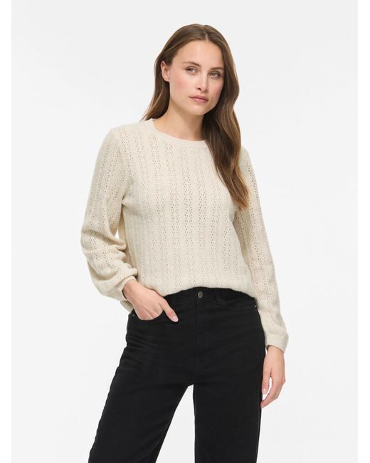 Vila White Pullover Viliga