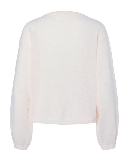 Pieces White Pullover Pcida