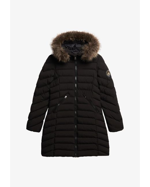 Superdry Black Mantel Fuji