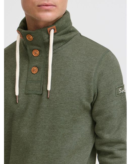 Solid Sweatshirt Trip in Green für Herren