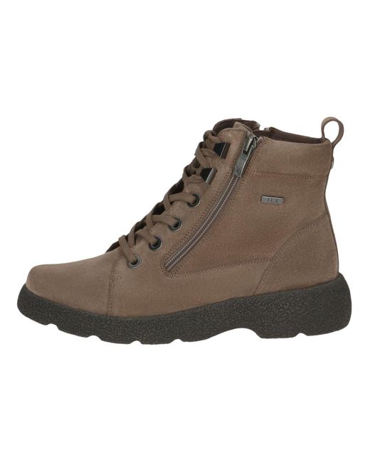 Caprice Brown Schnürstiefelette