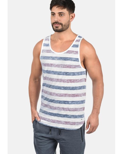 Solid Tanktop Mende in Blue für Herren