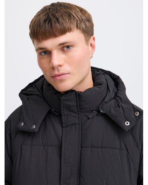 Solid Übergangsparka Milo in Black für Herren