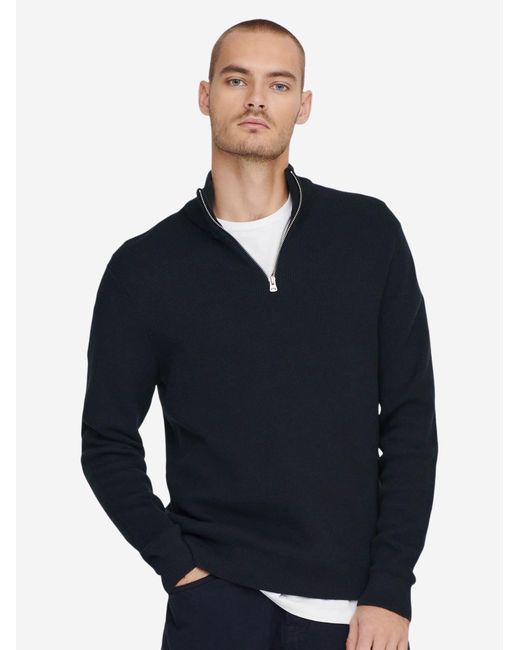 Only & Sons Pullover Phil in Blue für Herren