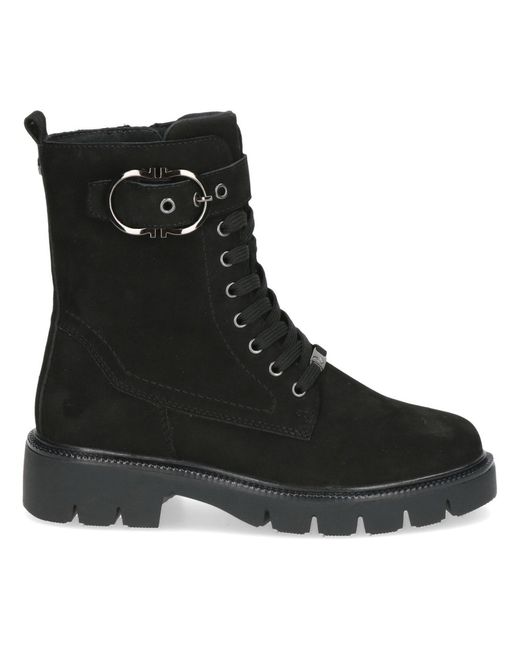 Caprice Black Schnürstiefelette