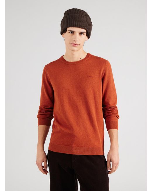 S.oliver Pullover in Orange für Herren