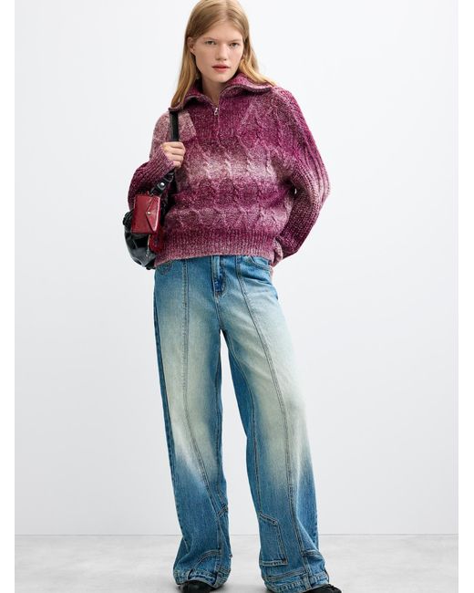 Desigual Pink Pullover