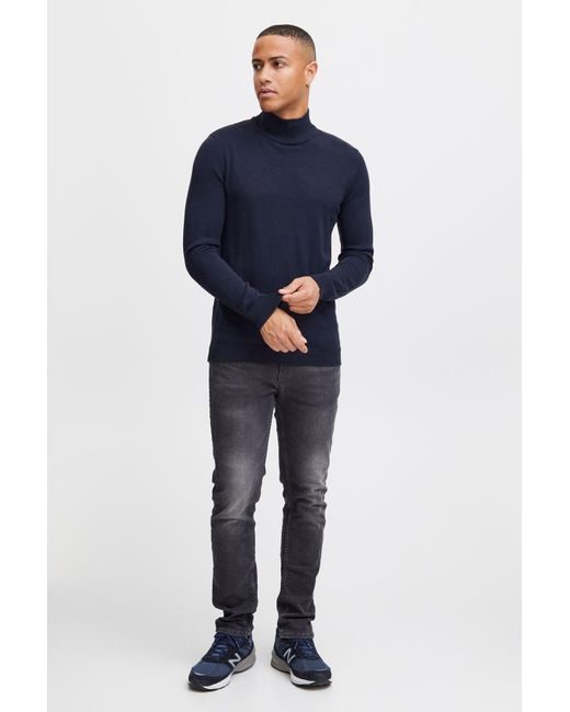Solid Pullover Agrio in Blue für Herren