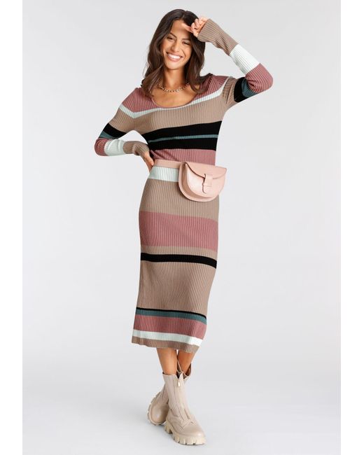 Laura Scott Multicolor Strickkleid