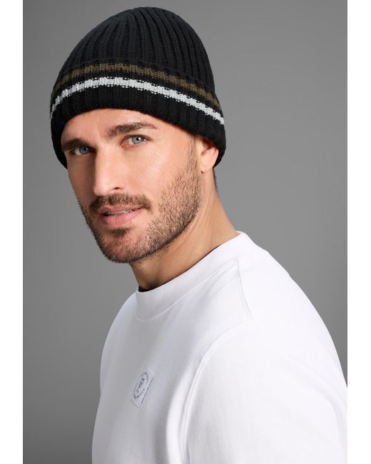 Man's World World Mütze in Black für Herren