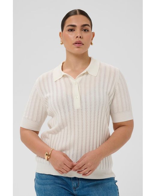 Kaffe White Pullover Kcbirda