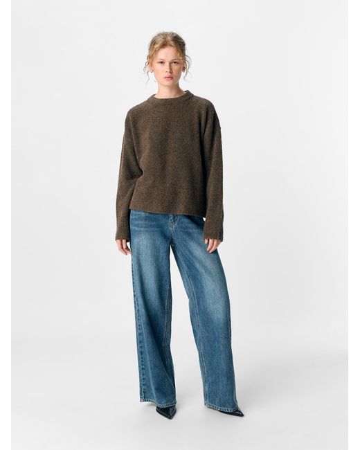 Object Brown Pullover Objjuno