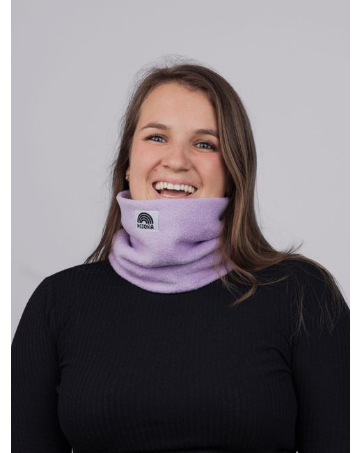 WESORA GmbH Purple Schlauchschal Fleece Neckwarmer
