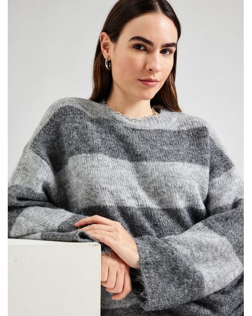 Noisy May Gray Pullover Nmsutton