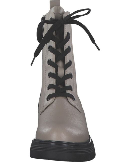 Marco Tozzi Black Schnürstiefelette