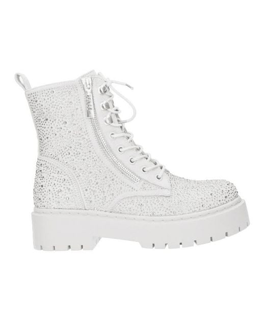 La Strada White Stiefelette