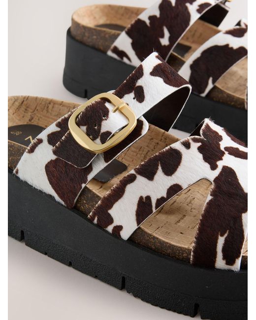 Next Brown Pantolette
